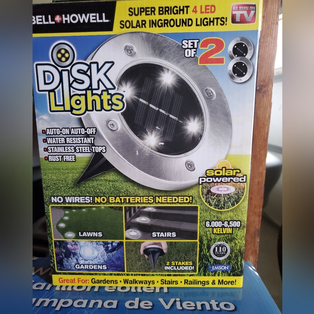Bell & Howell Disk lights
